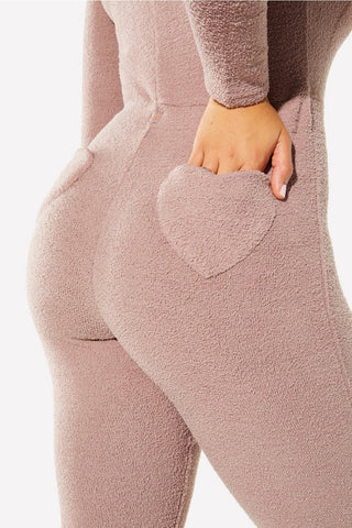 pet me heart pocket onesie