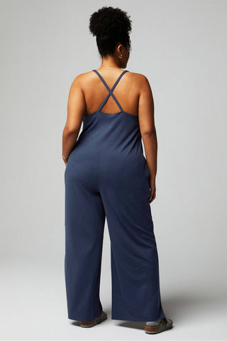 cloud jersey wide leg onesie