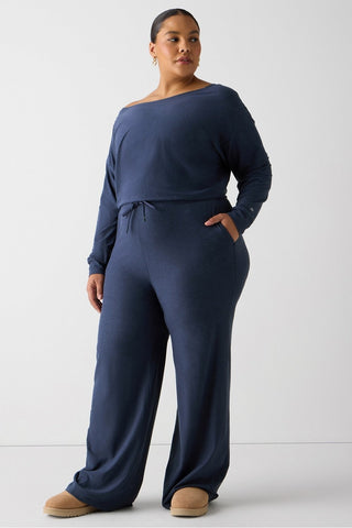 cloud jersey off shoulder onesie