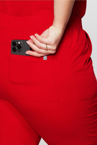 high-rise ion scrub pant