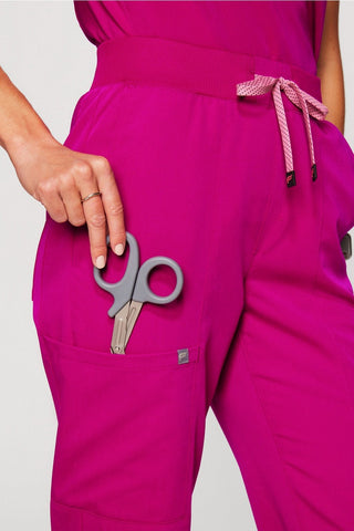 high-rise ion scrub pant