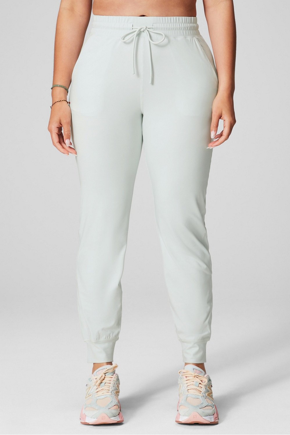 high-waisted performance jogger