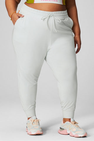 high-waisted performance jogger