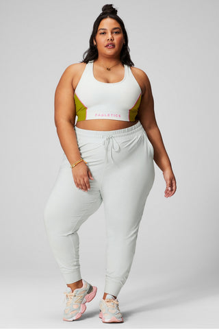 high-waisted performance jogger