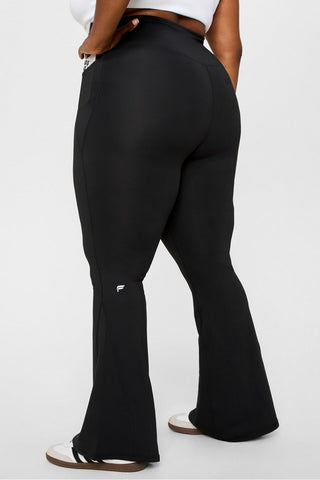 oasis pureluxe high-waisted crossover flare