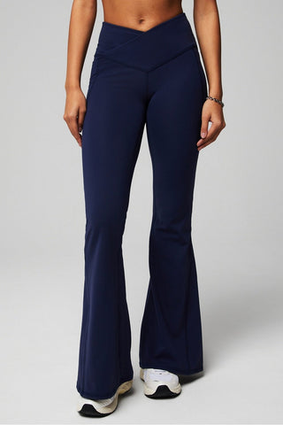 oasis pureluxe high-waisted crossover flare
