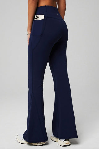 oasis pureluxe high-waisted crossover flare