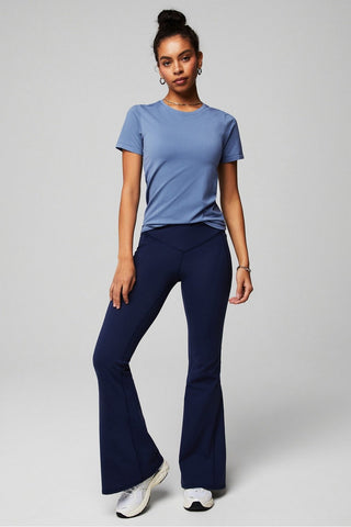 oasis pureluxe high-waisted crossover flare