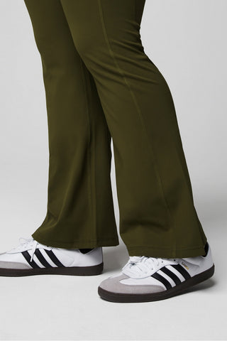 oasis pureluxe high-waisted pocketed kick flare