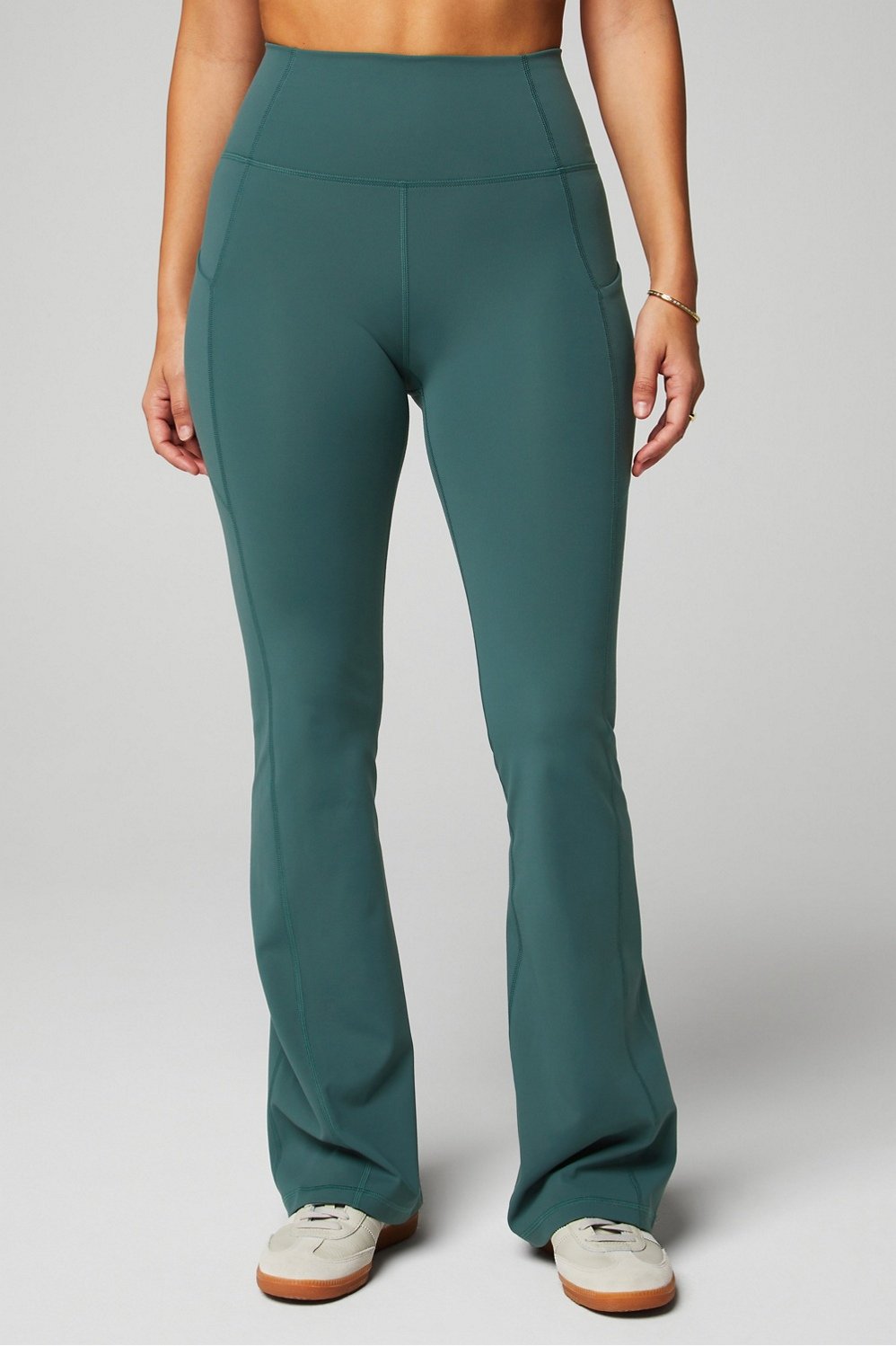 oasis pureluxe high-waisted pocketed kick flare