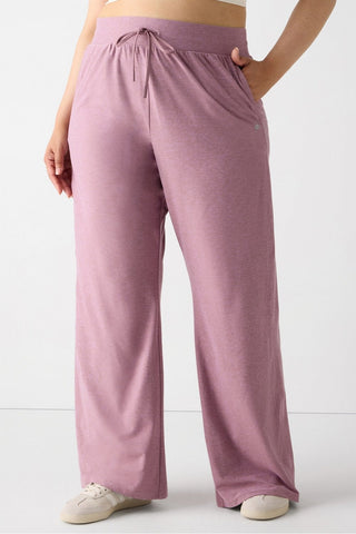 cloud jersey wide leg pant