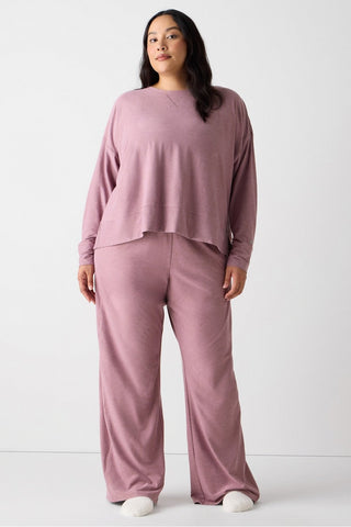 cloud jersey wide leg pant