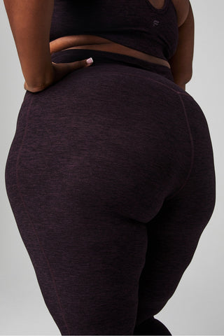 heatherflex high-waisted mini flare