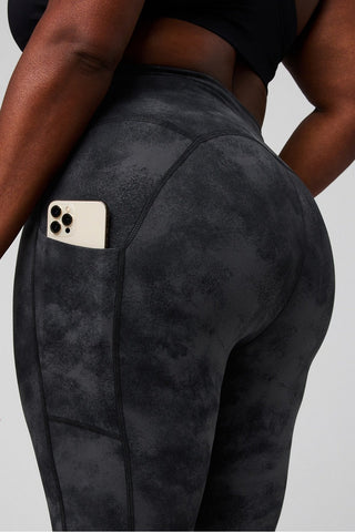 cold weather pocketed high-waisted mini flare