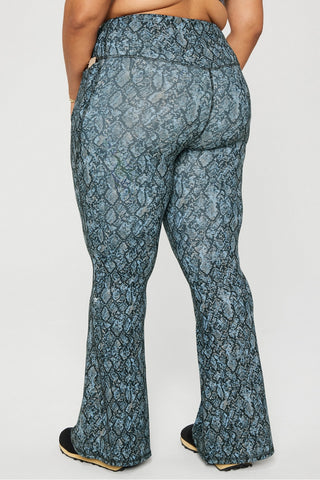 oasis pureluxe high-waisted crossover flare