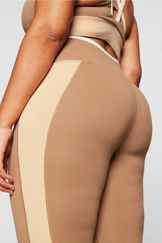 define powerhold® high-waisted color-blocked flare pant