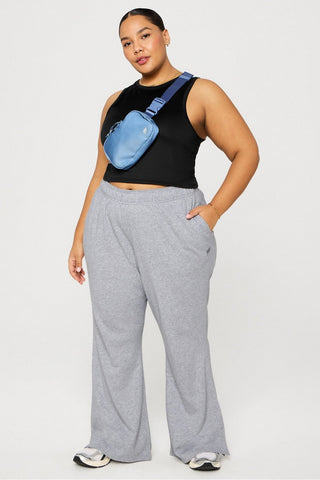 year round terry flare pant