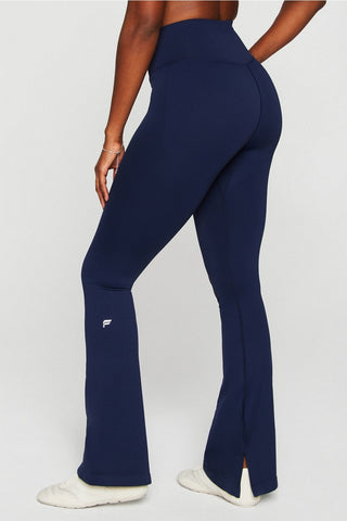 sleek seamless high-waisted flare pant