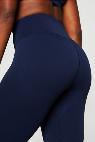 sleek seamless high-waisted flare pant