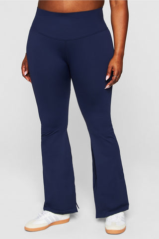 sleek seamless high-waisted flare pant