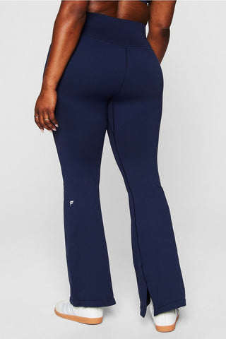 sleek seamless high-waisted flare pant