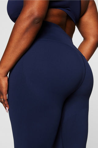 sleek seamless high-waisted flare pant