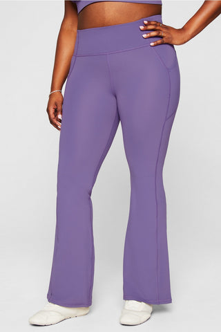 oasis pureluxe high-waisted pocketed kick flare