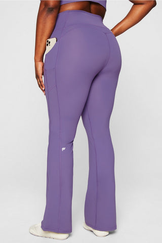 oasis pureluxe high-waisted pocketed kick flare