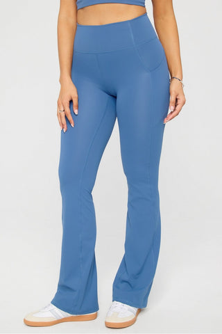 oasis pureluxe high-waisted pocketed kick flare