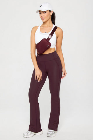 oasis pureluxe high-waisted pocketed kick flare