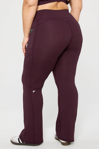 oasis pureluxe high-waisted pocketed kick flare