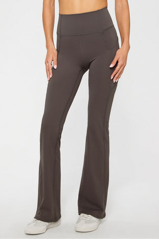 oasis pureluxe high-waisted pocketed kick flare