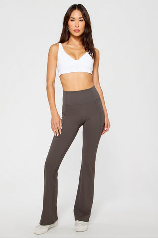 oasis pureluxe high-waisted pocketed kick flare