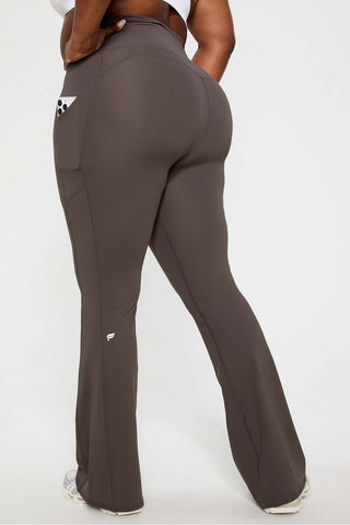 oasis pureluxe high-waisted pocketed kick flare