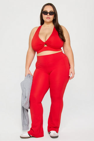 oasis pureluxe high-waisted kick flare