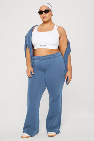 year round terry flare pant