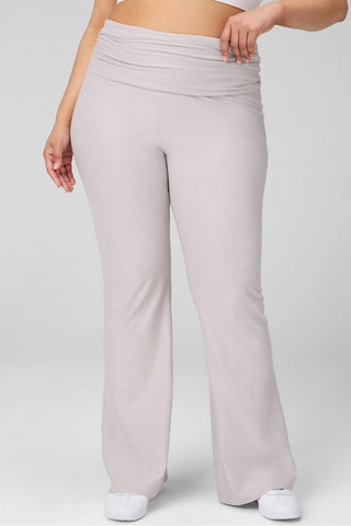 cloud jersey foldover flare