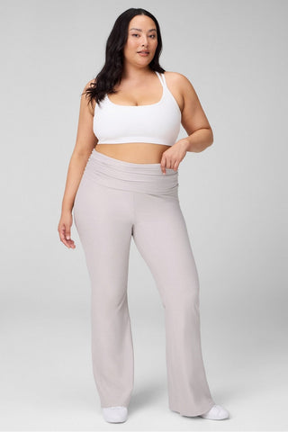 cloud jersey foldover flare