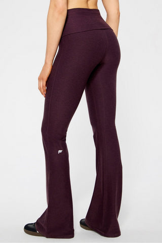 cloud jersey foldover flare