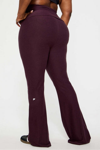 cloud jersey foldover flare