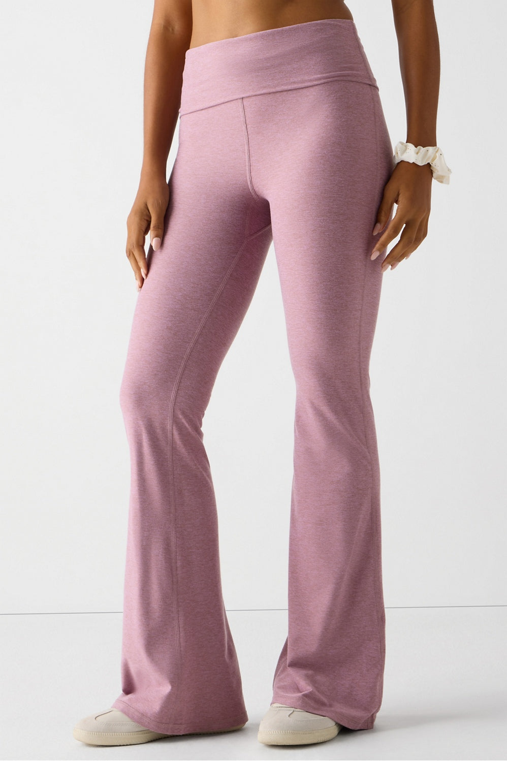 cloud jersey foldover flare