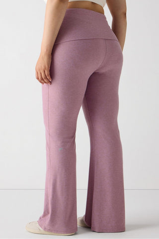 cloud jersey foldover flare