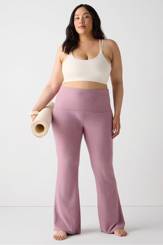 cloud jersey foldover flare