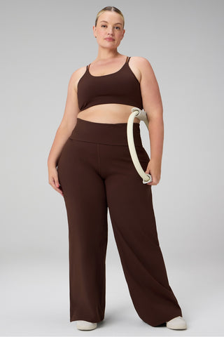 pureluxe foldover straight leg pant