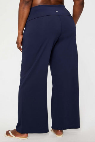 pureluxe foldover straight leg pant