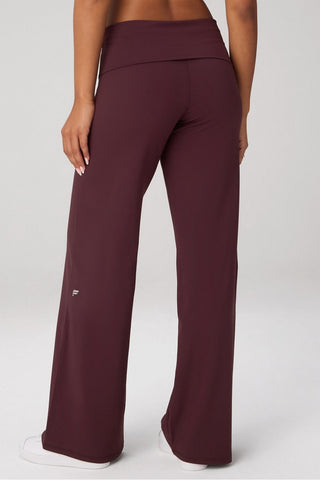 pureluxe foldover straight leg pant