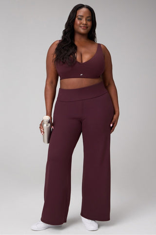 pureluxe foldover straight leg pant