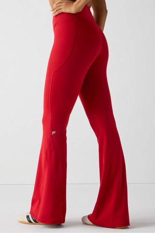 oasis pureluxe high-waisted crossover flare