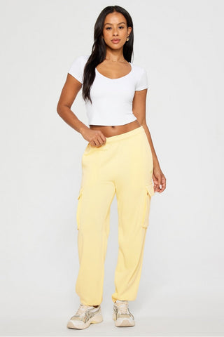 year round terry cargo jogger