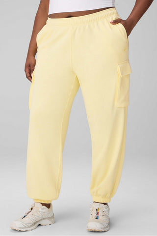 year round terry cargo jogger